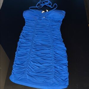 Forever 21 Royal Blue Strappy Mini Dress